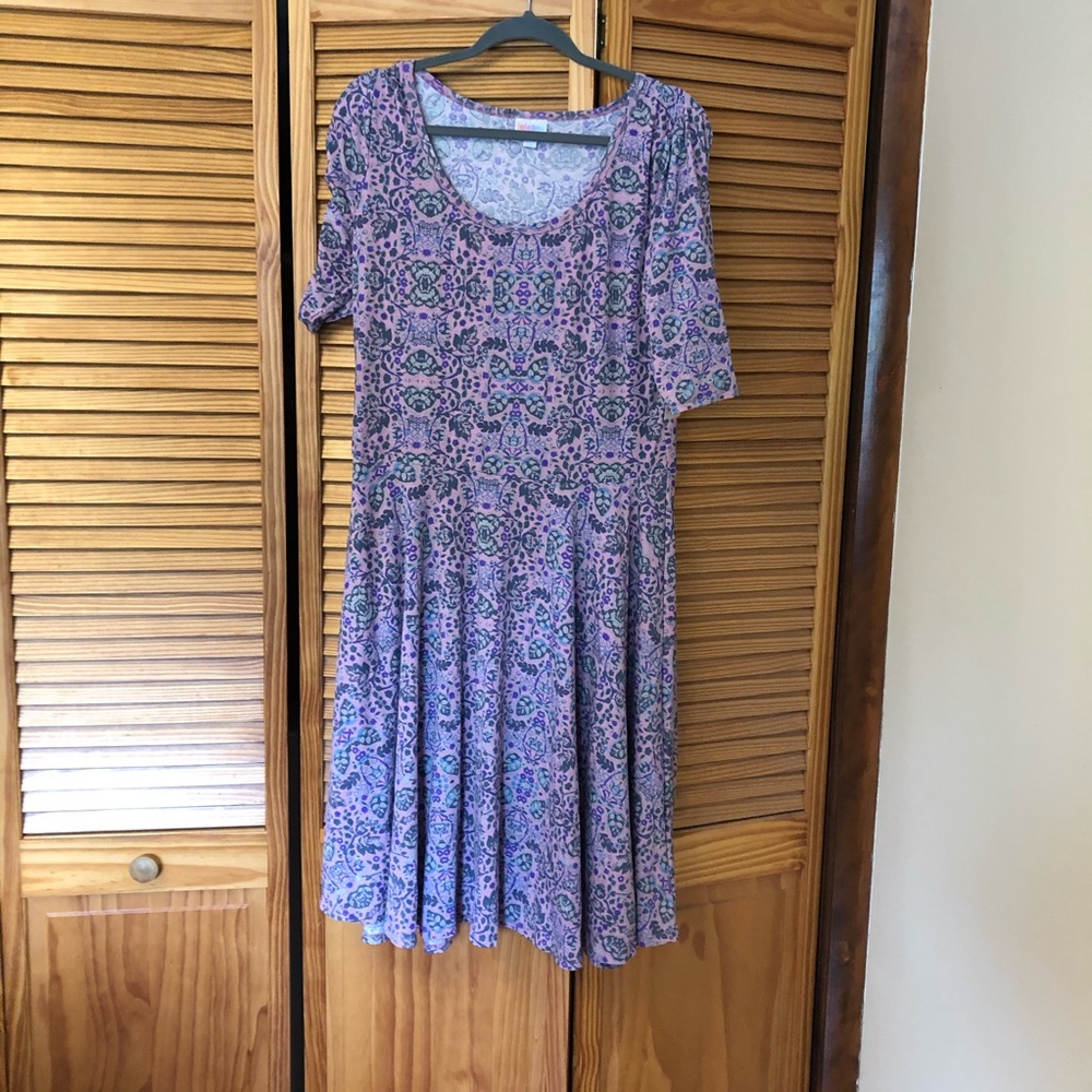 NWT Lularoe Nicole XL dress - Picture 4 of 14